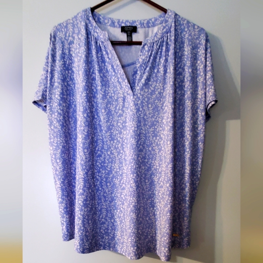 Womens Jones New York blouse Sz XL